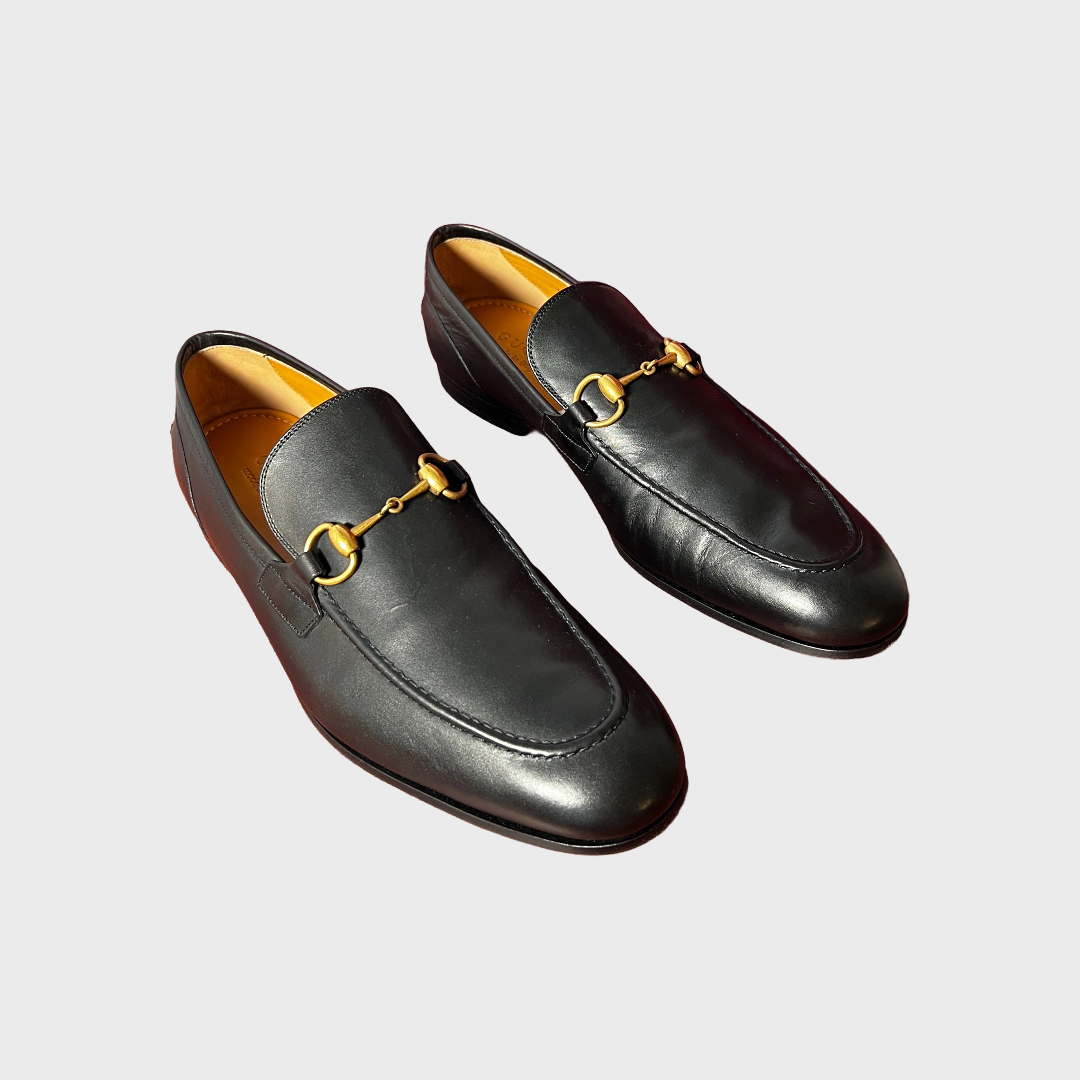 GUCCI Jordaan Leather Loafer